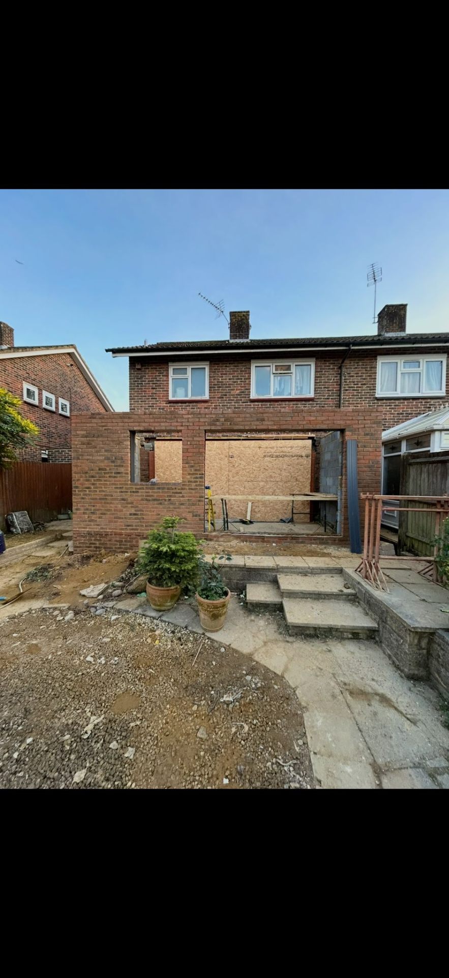 Groundworks service by Burton Builds in West Sussex